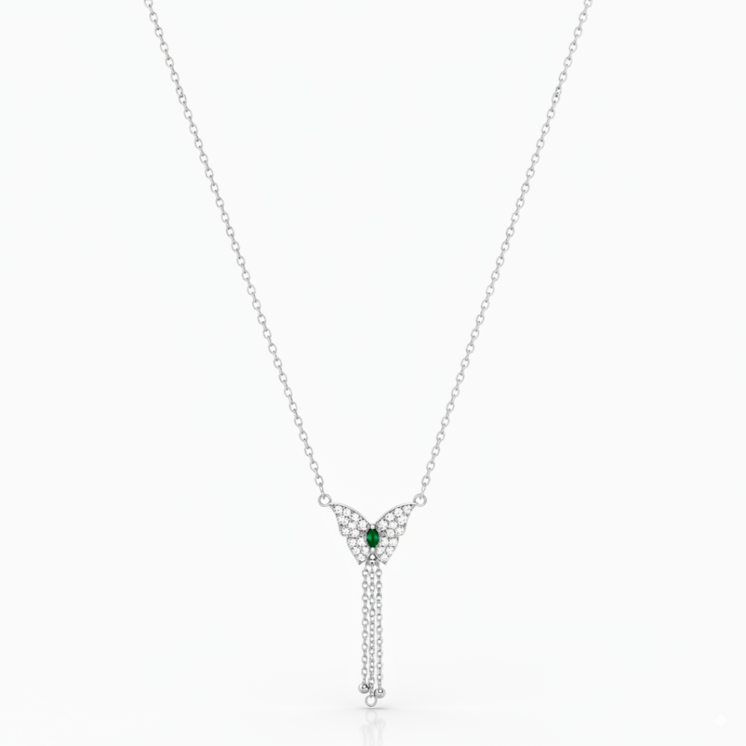 The Diamond Bar Necklace