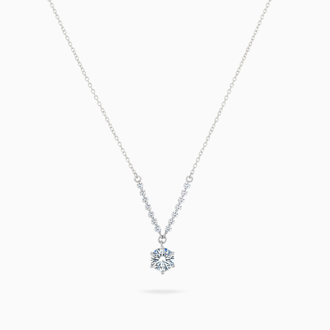 The Solitaire Sparkle Necklace