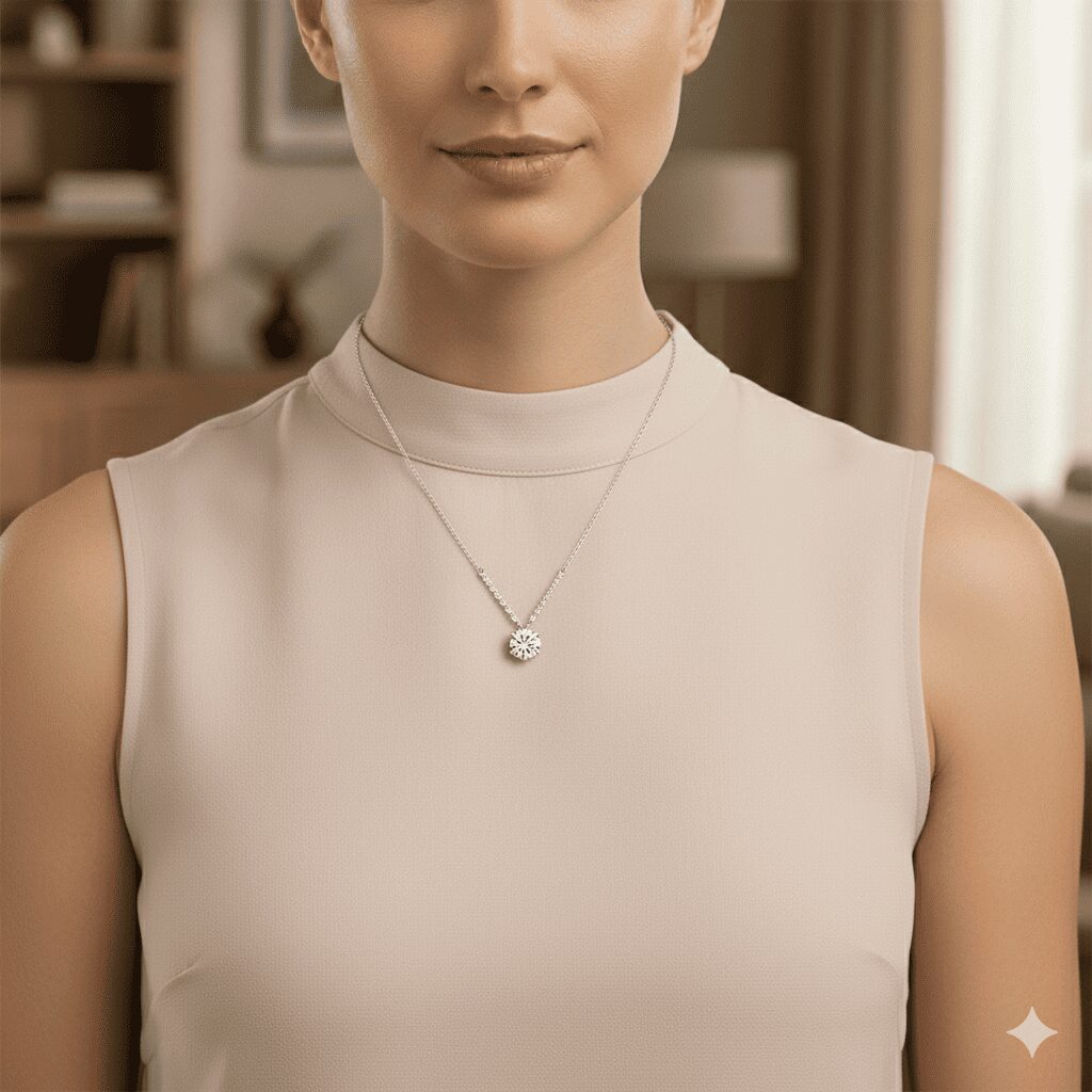 The Solitaire Sparkle Necklace