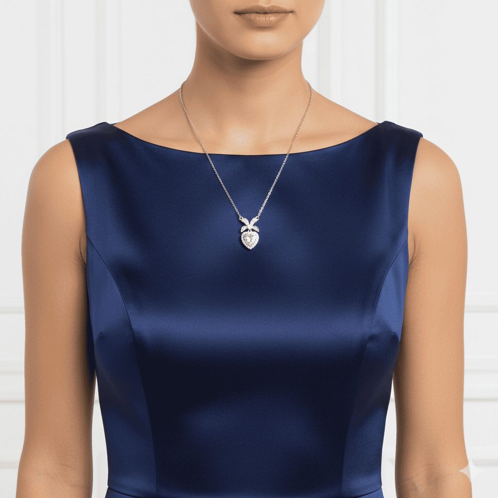 The Diamond Heart Necklace