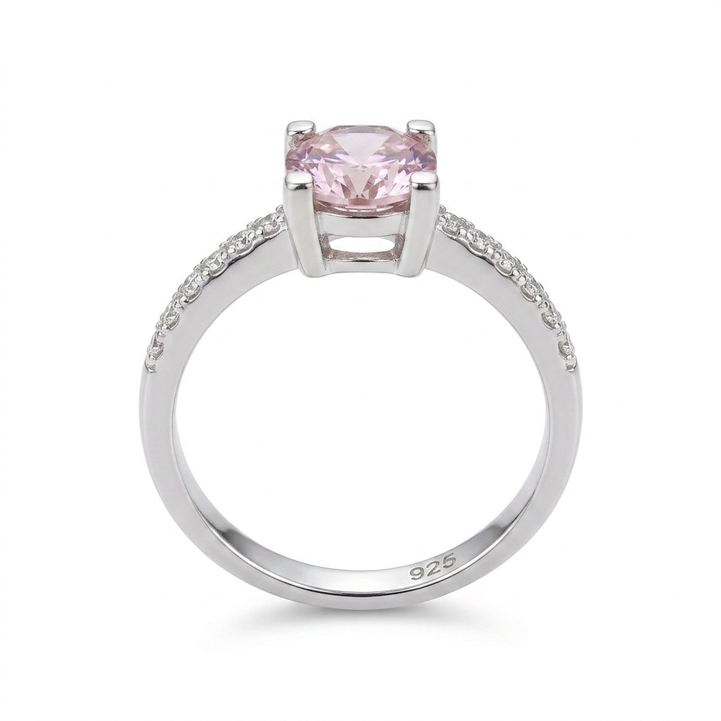 Timeless Crystal Silver Ring