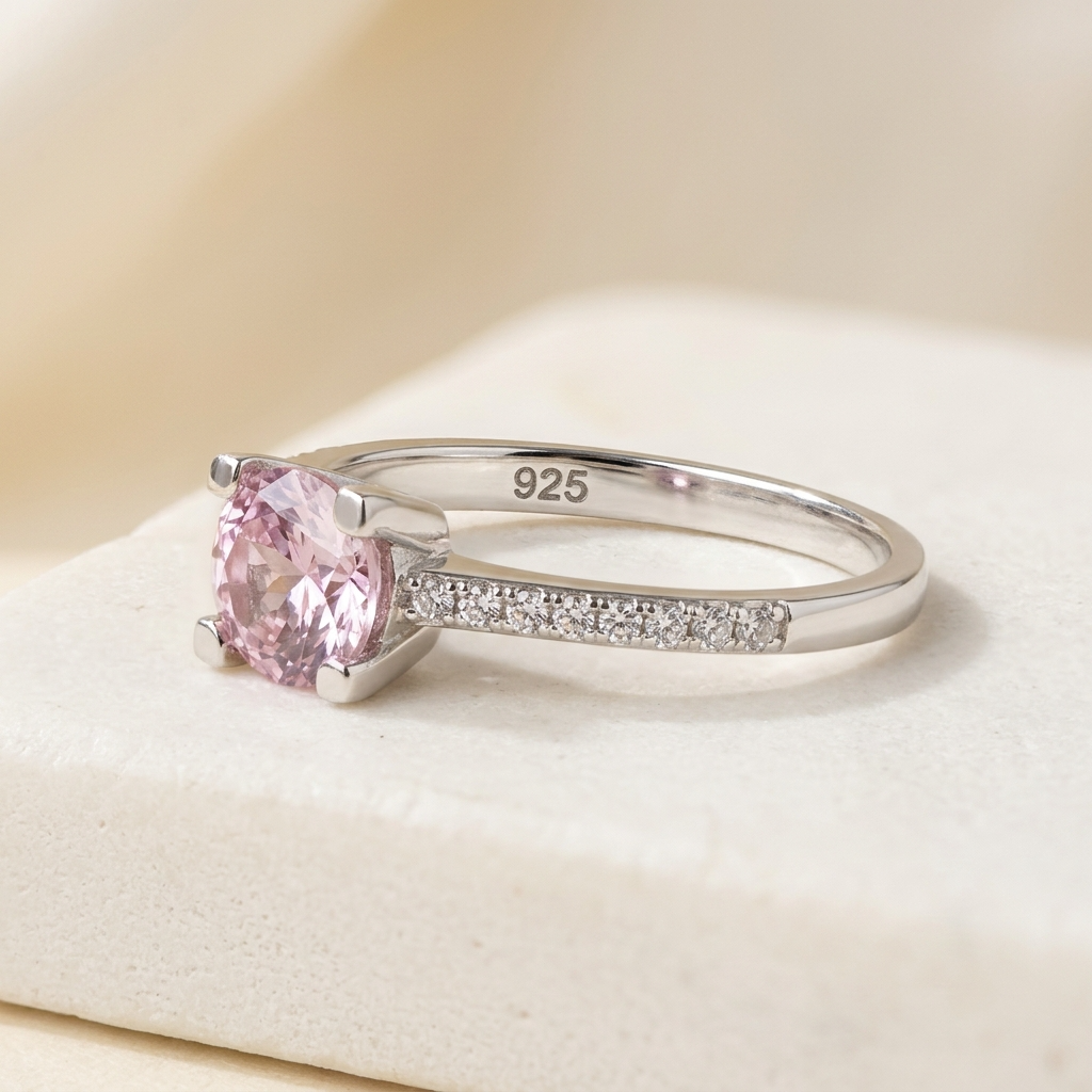 Timeless Crystal Silver Ring