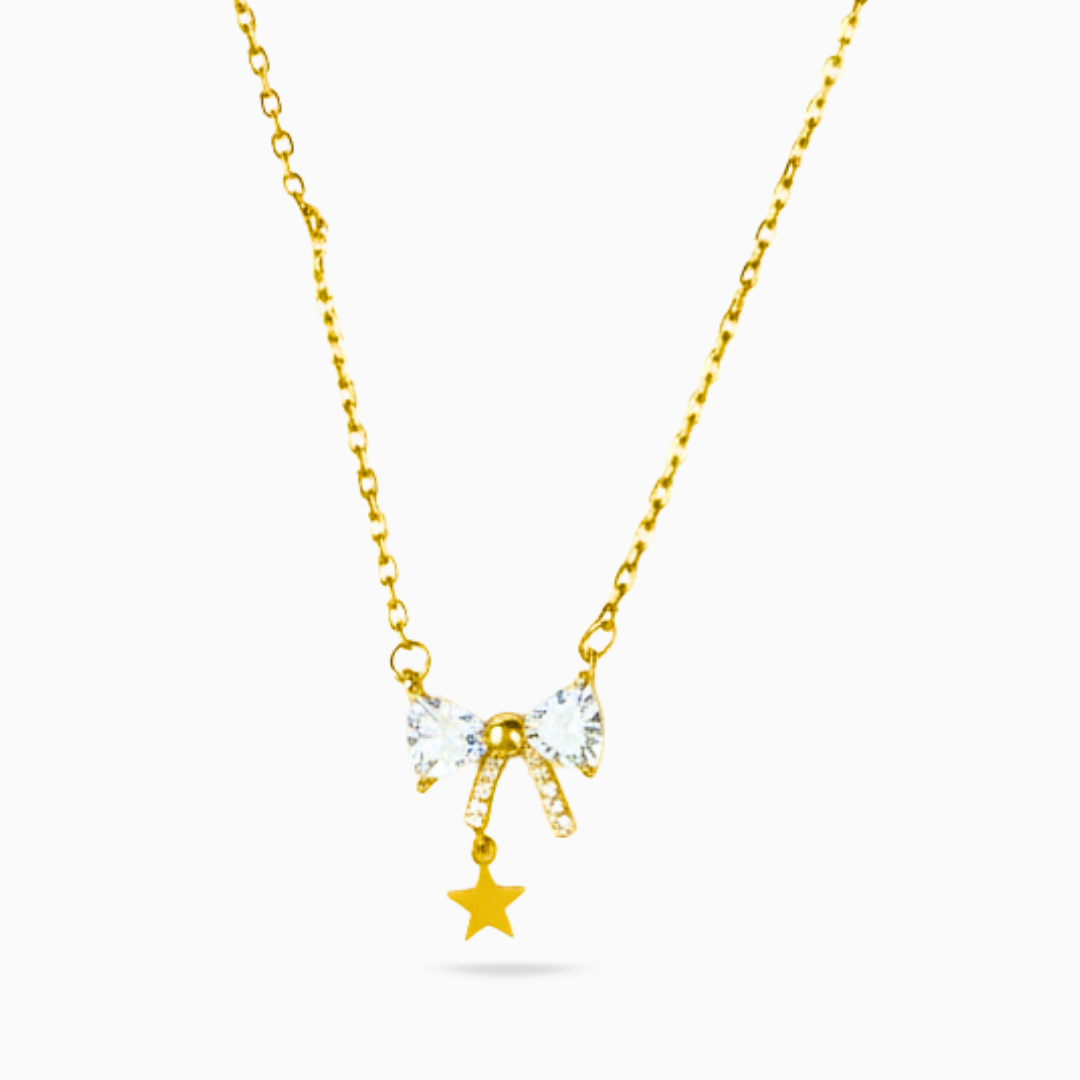 The Golden Bow Necklace