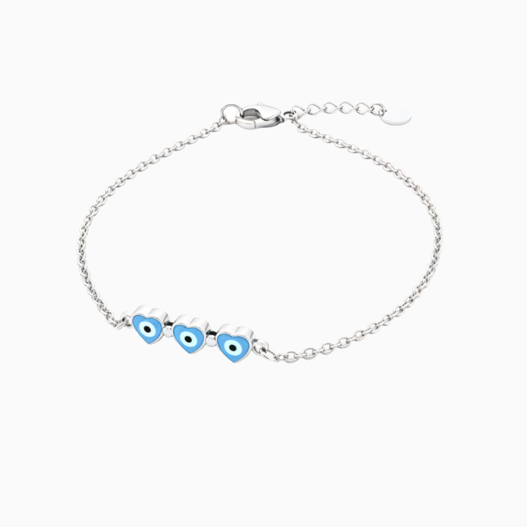 The Evil Eye Heart Bracelet