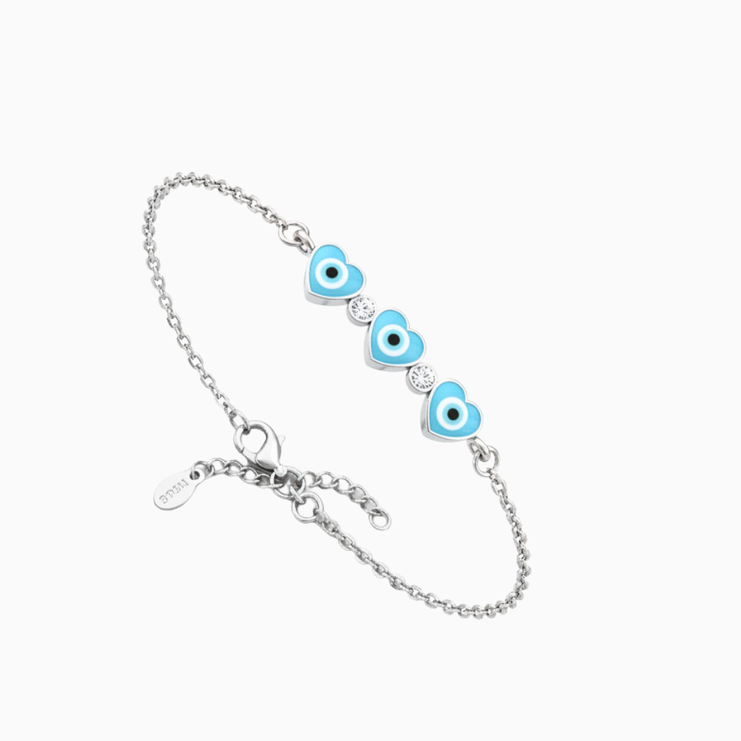 The Evil Eye Heart Bracelet