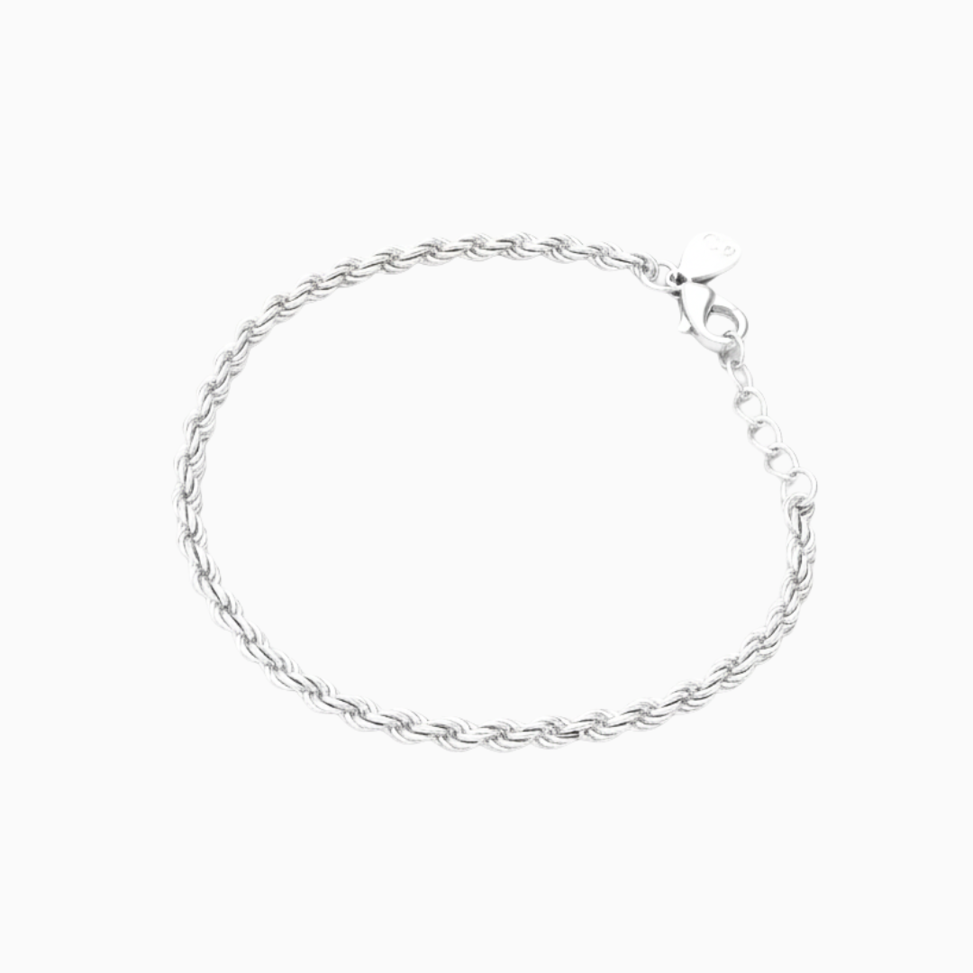 The Silver Rope Chain Bracelet