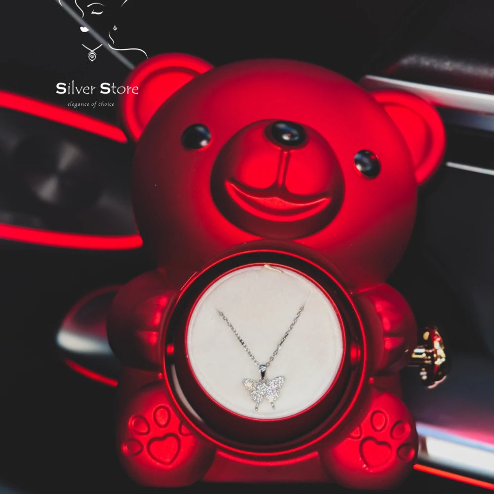 Teddy & Butterfly Necklace