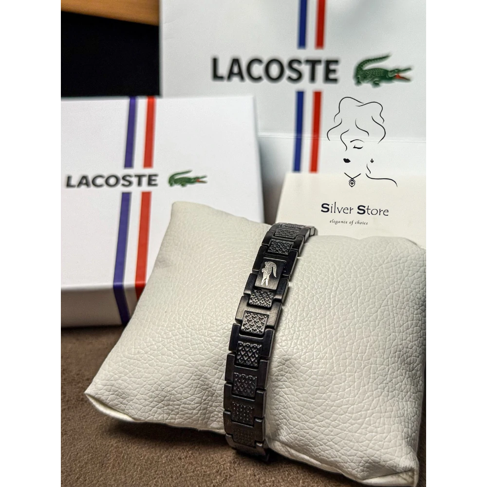 Lacoste men's bracelet - Black