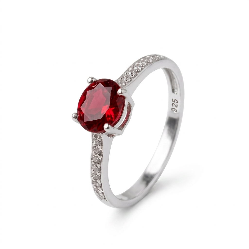 Timeless Crystal Silver Ring