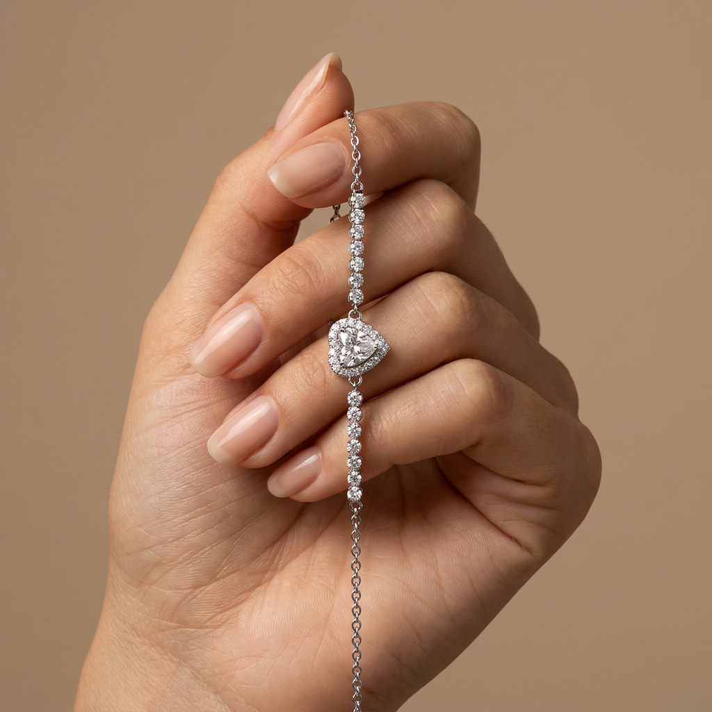 Heart Diamond Bracelet