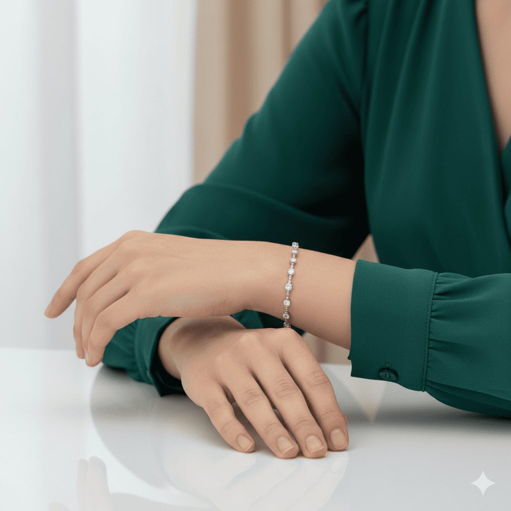 The Diamond Charm Bracelet