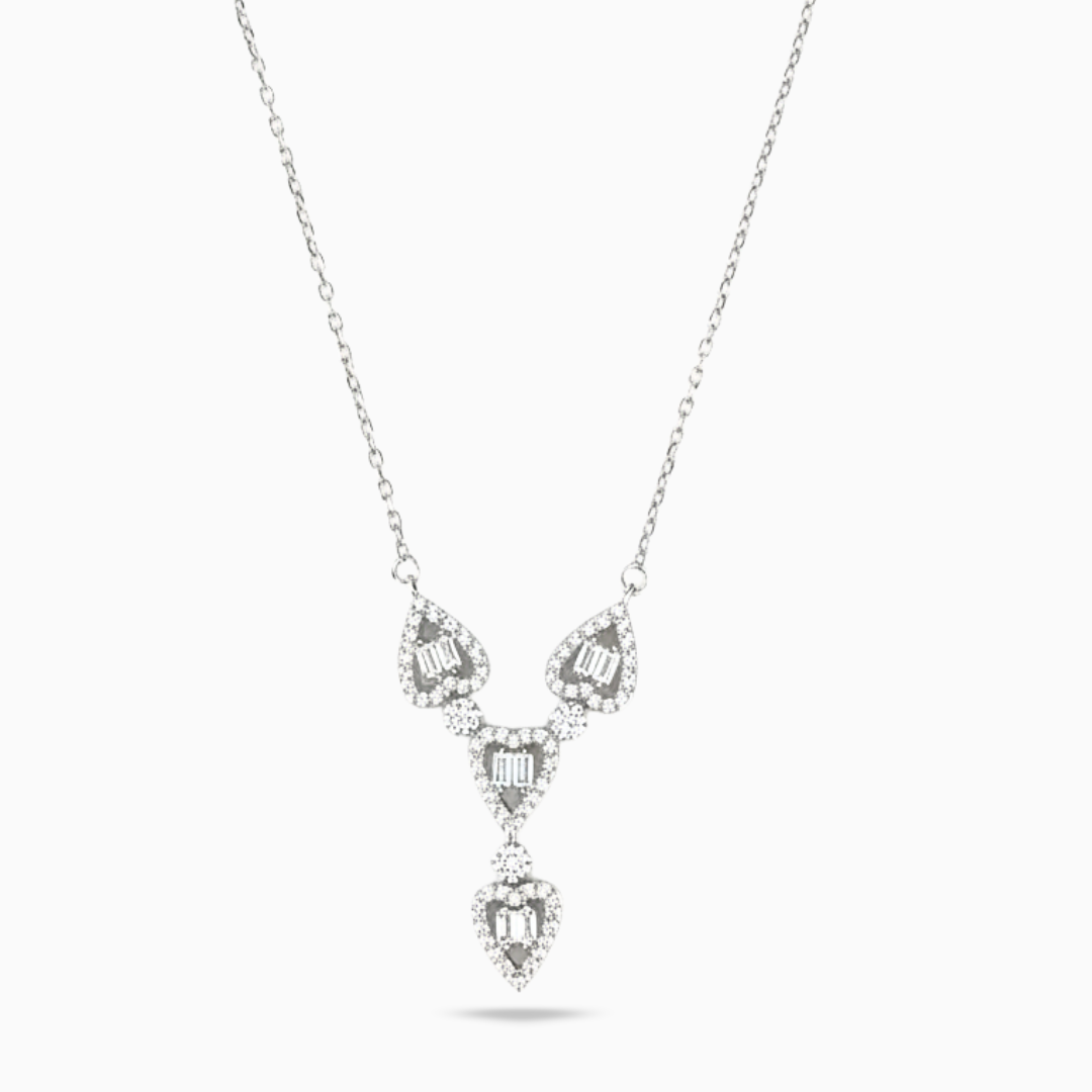 The Diamond Cluster Necklace