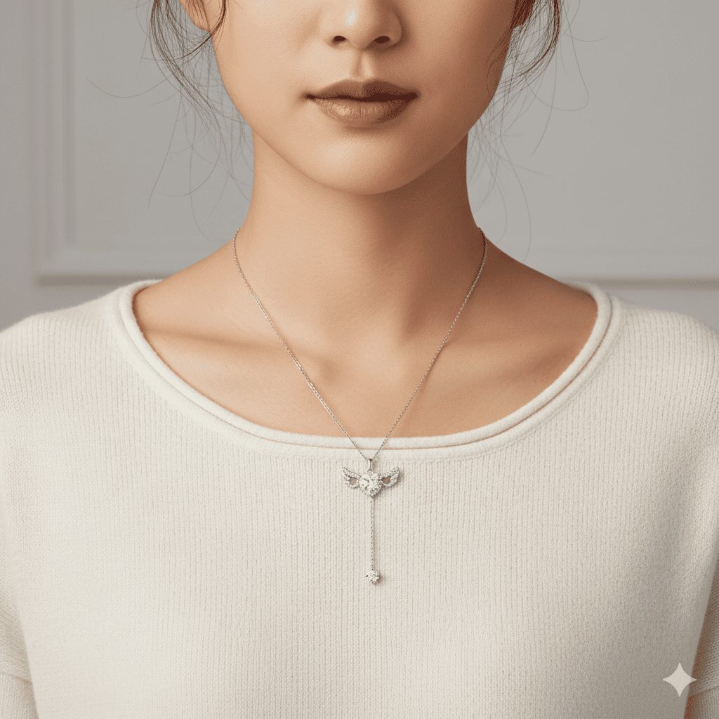 Wing Heart Necklace