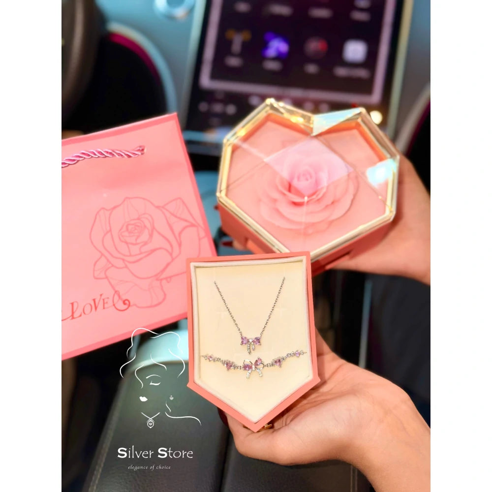 Forever Rose ( Bracelet + Necklace )
