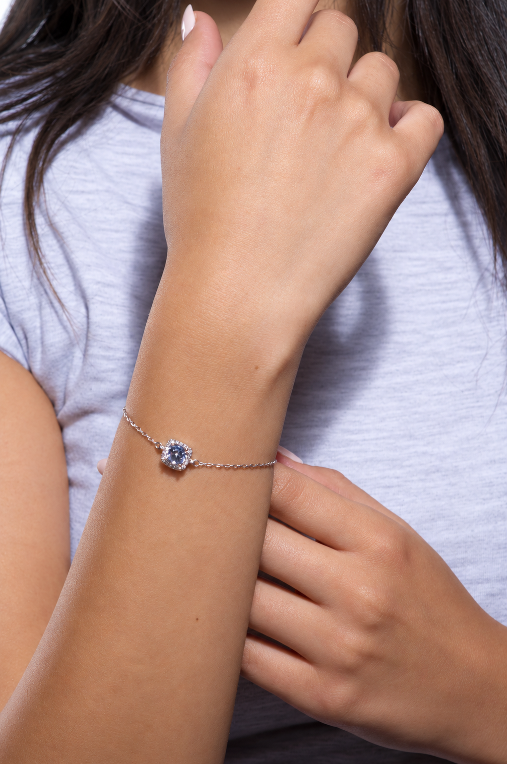 The Crystal Halo Bracelet