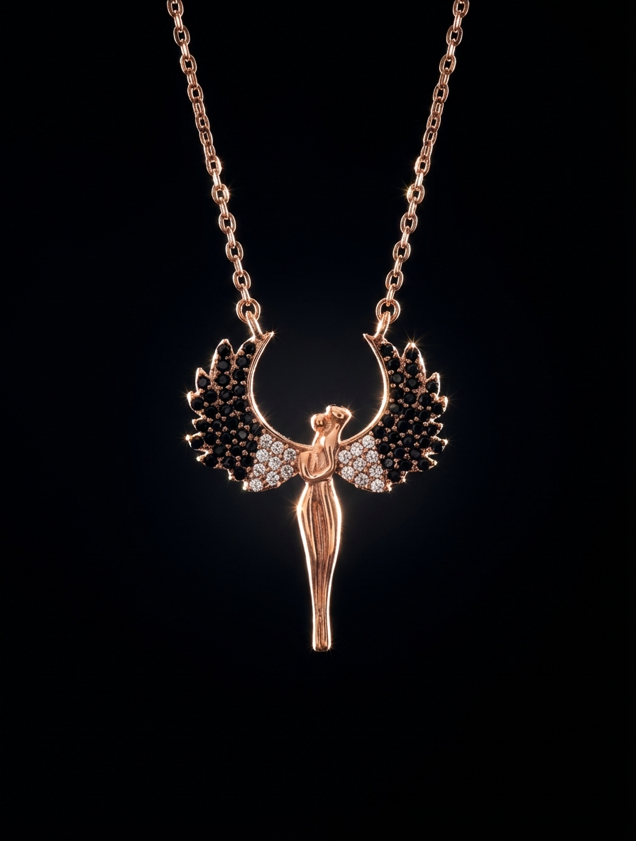 Twin Angel Necklace
