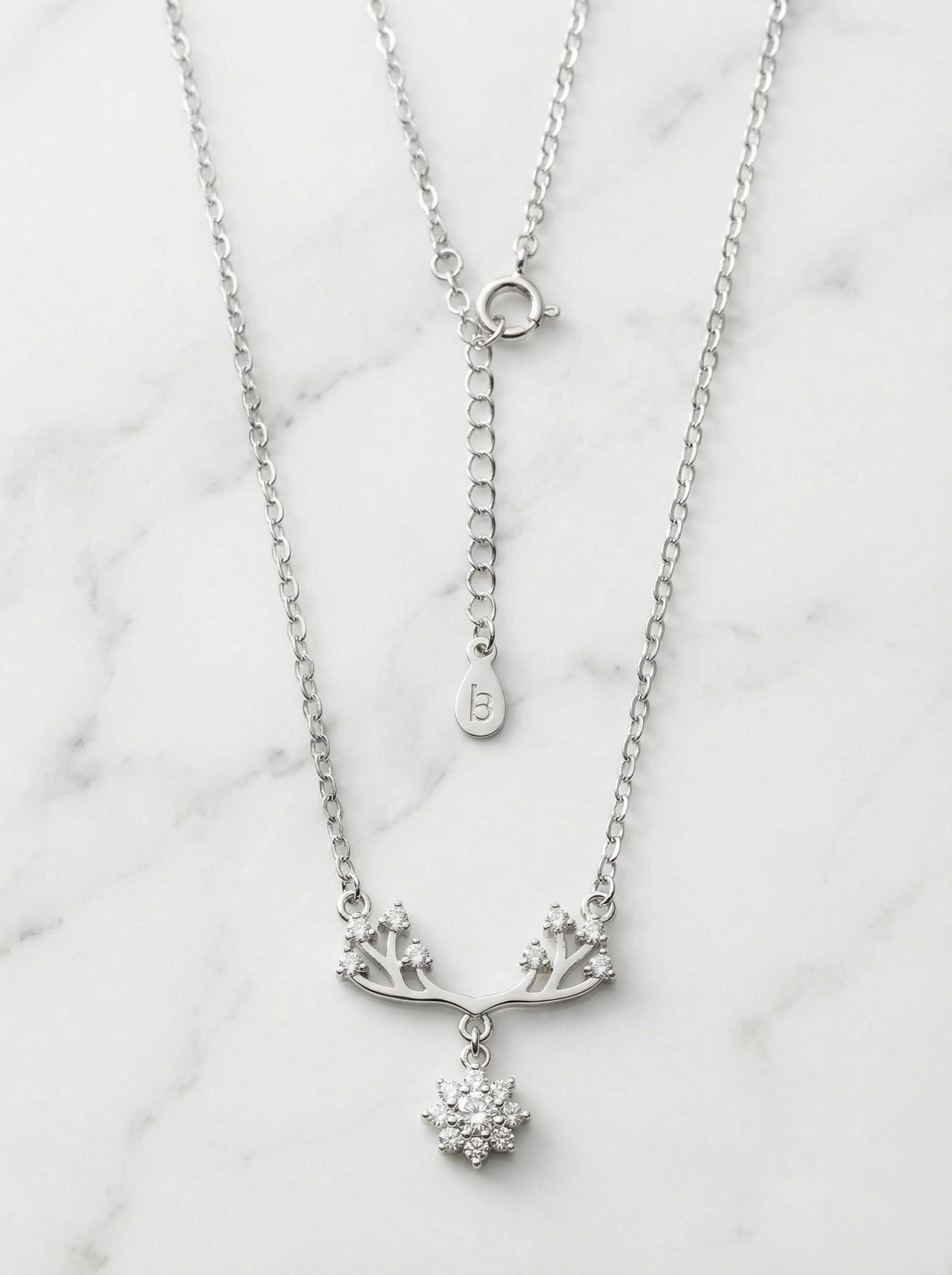 Floral Branch Necklace