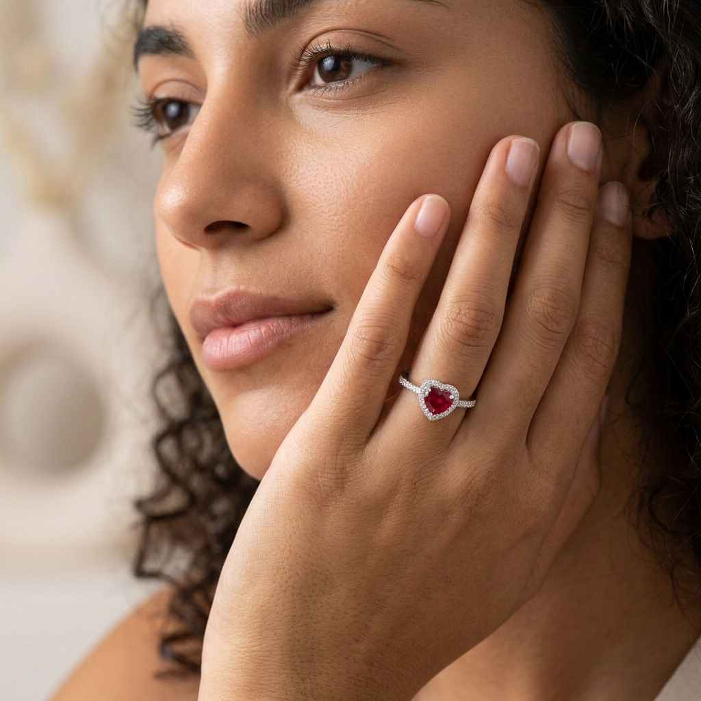 Romantic Heart ring