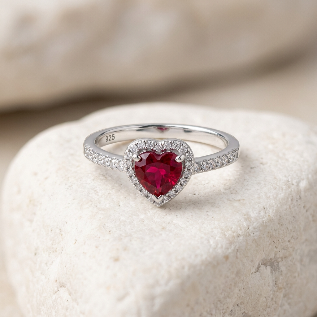 Romantic Heart ring