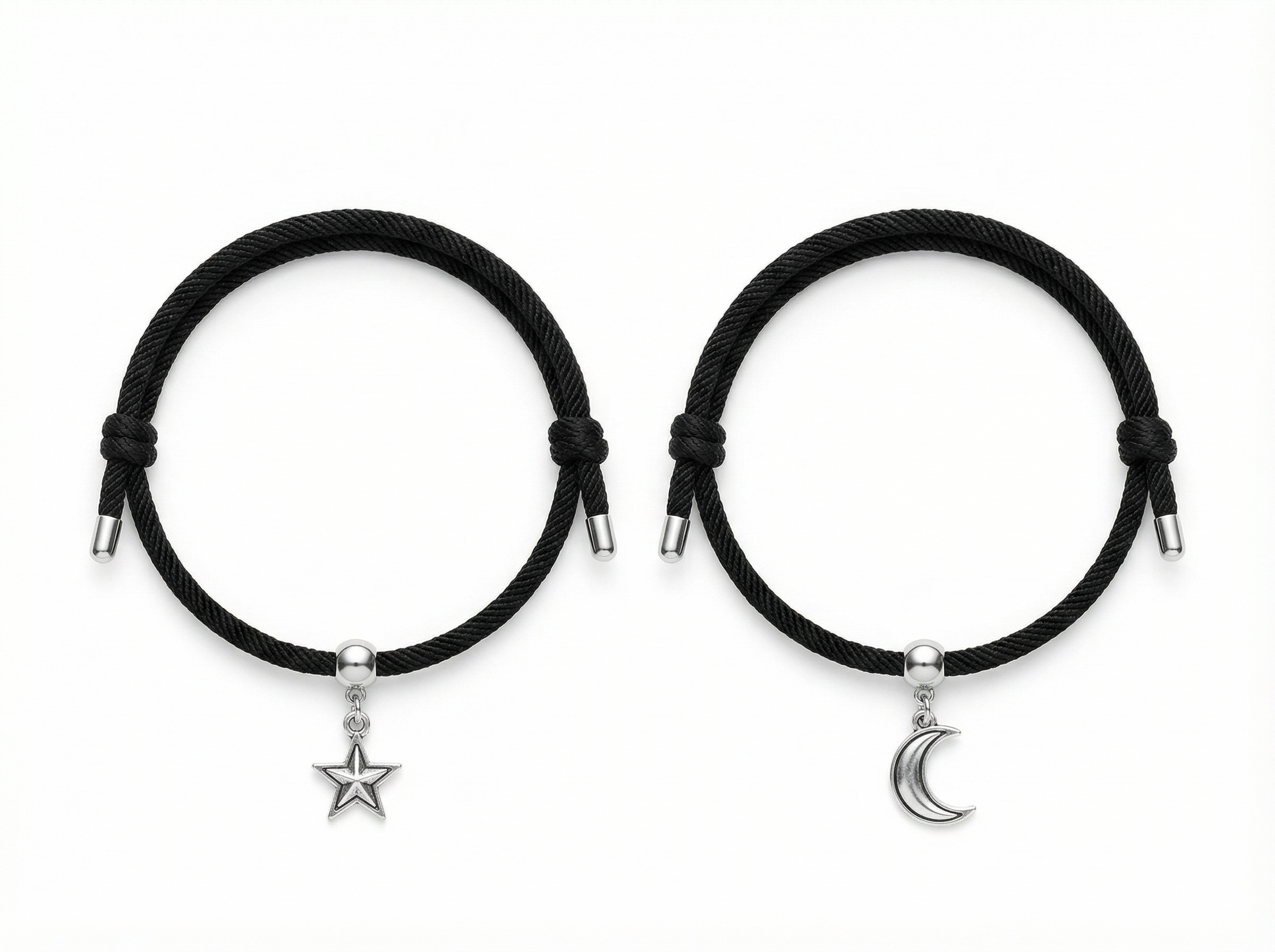 Moon & Star Couple Bracelets