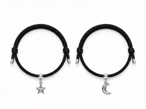 Moon & Star Couple Bracelets