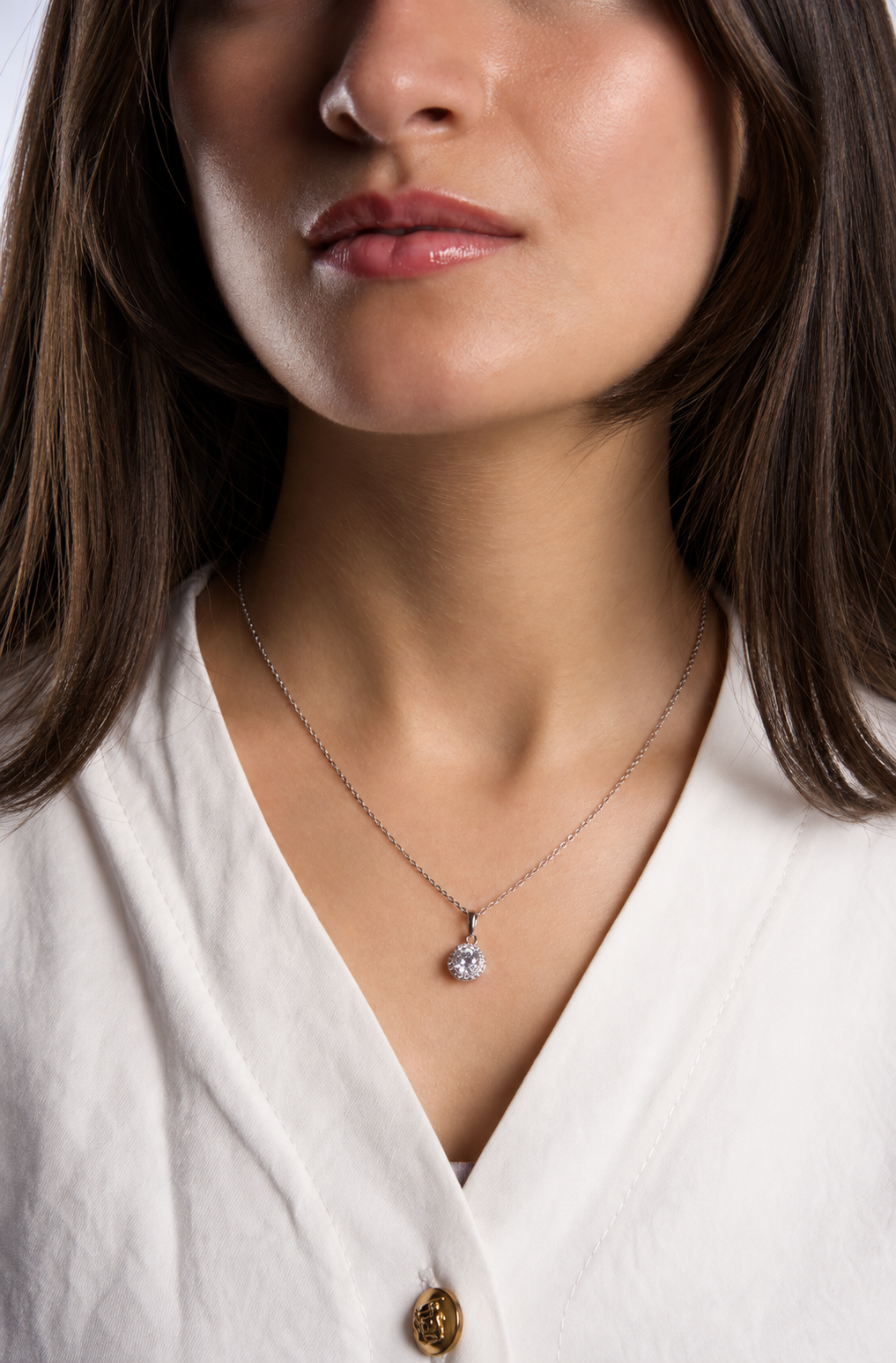Blooming Flower Silver Necklace