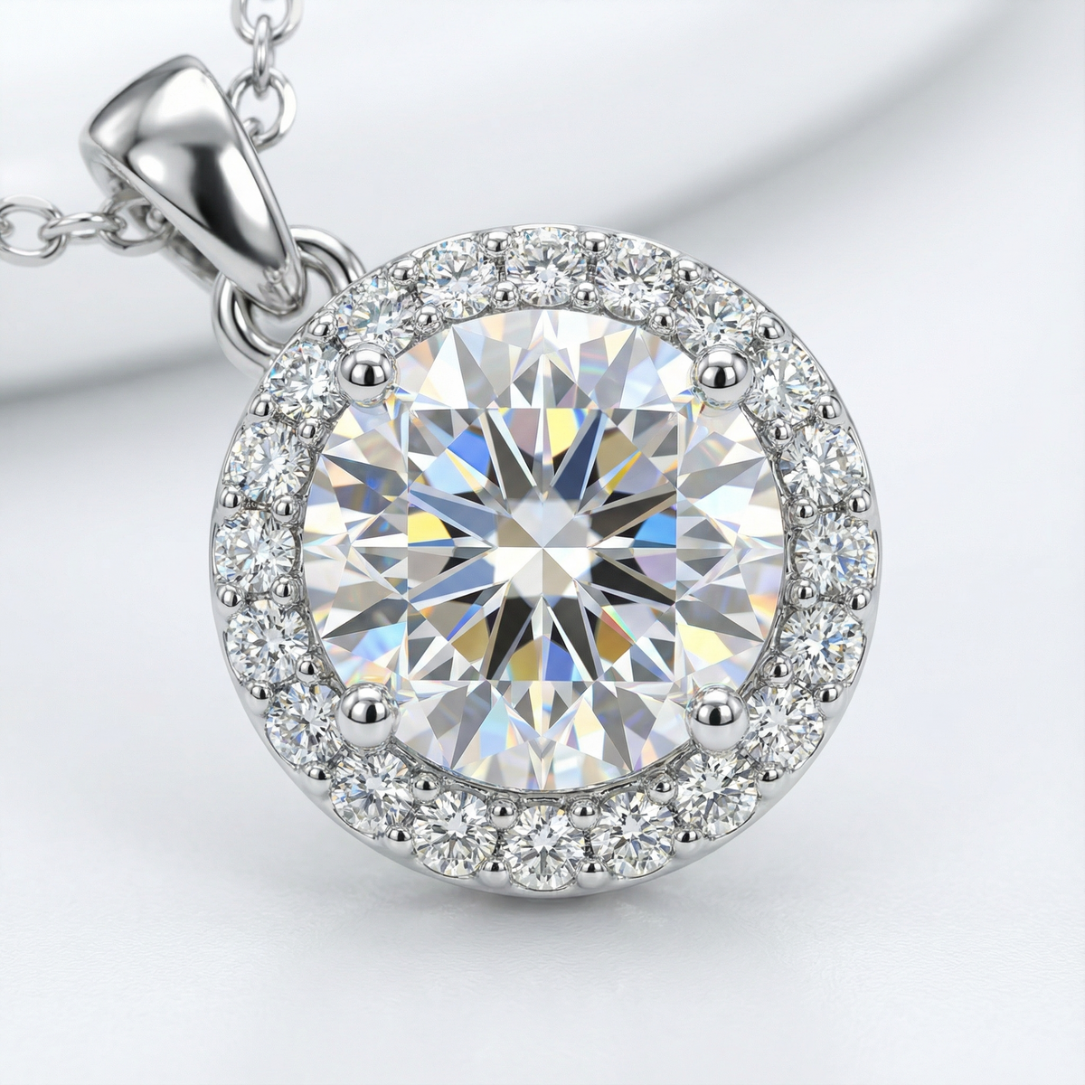 Blooming Flower Silver Necklace