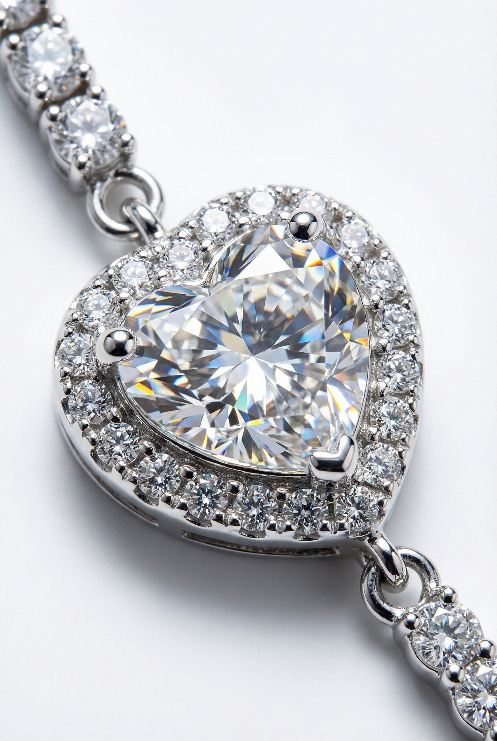 Heart Diamond Bracelet