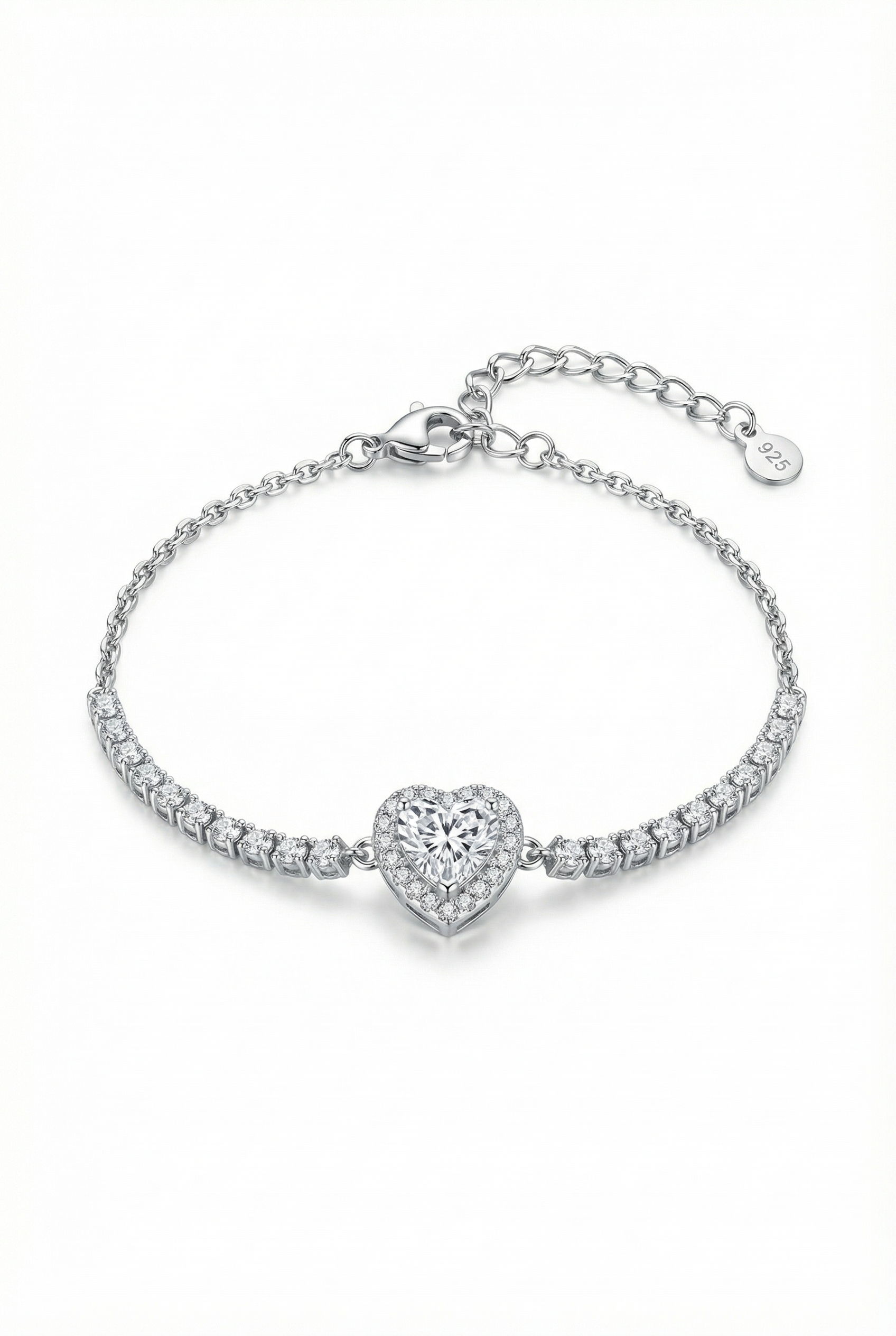 Heart Diamond Bracelet