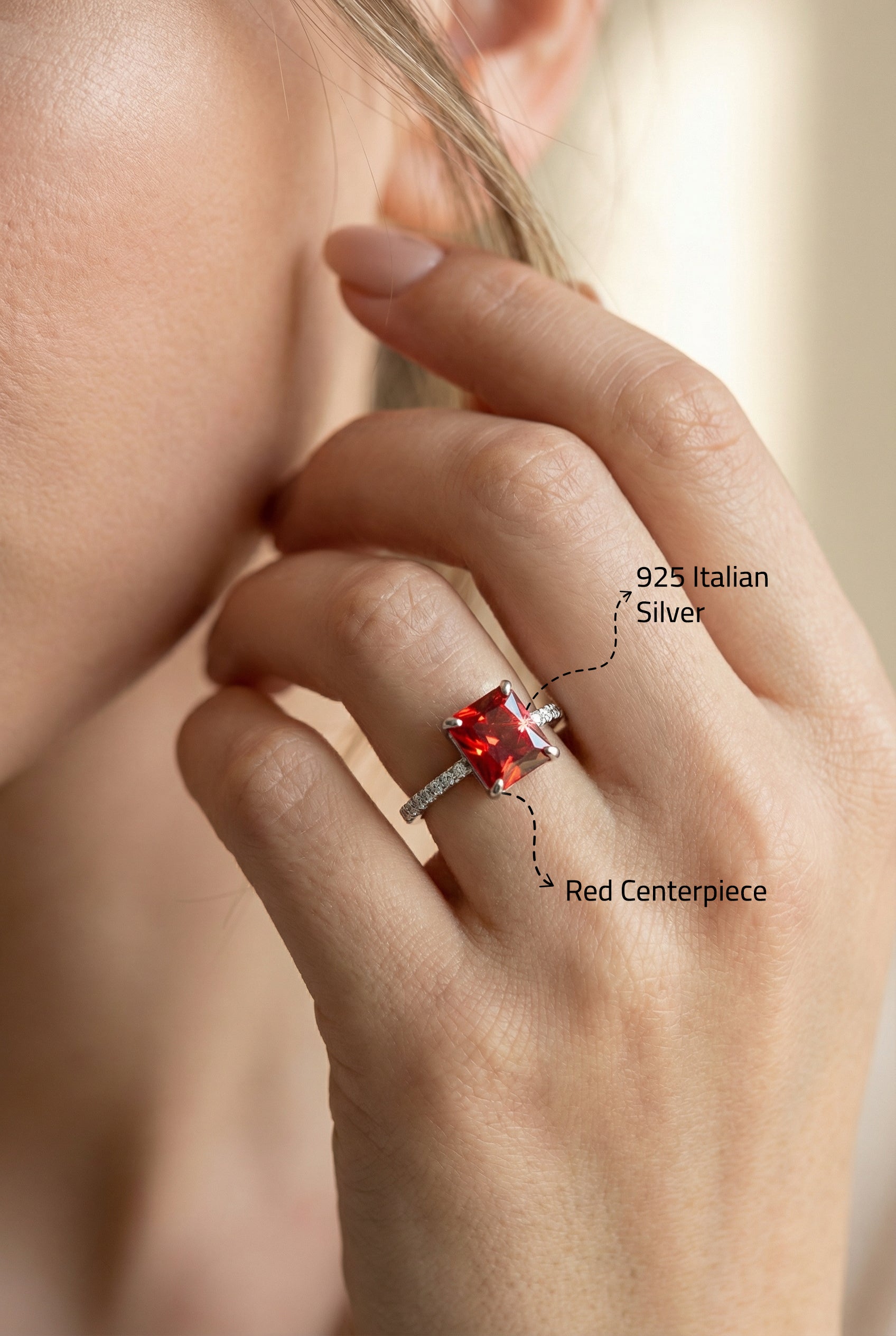 The Red Emerald Ring
