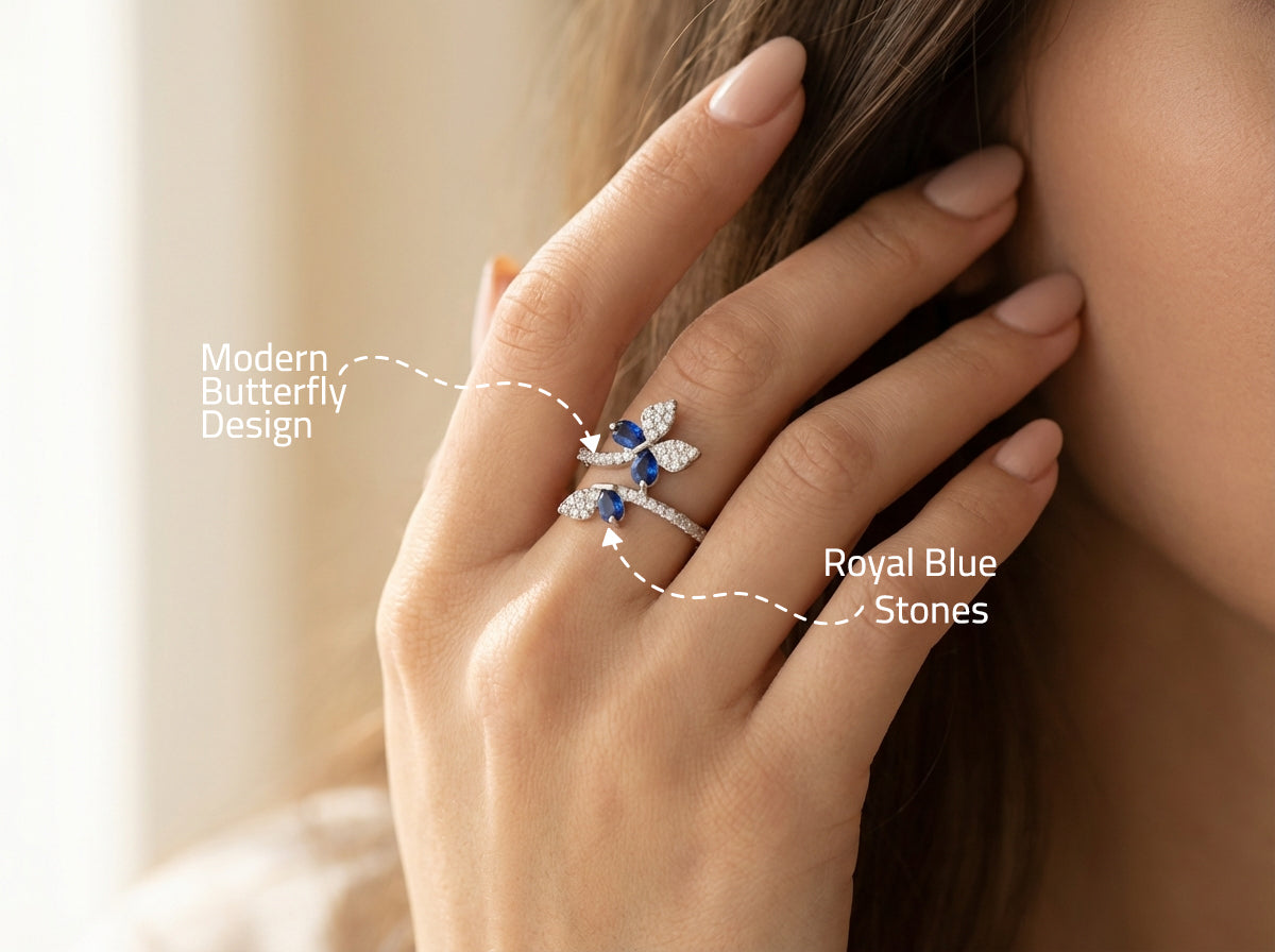 Royal Butterfly Ring