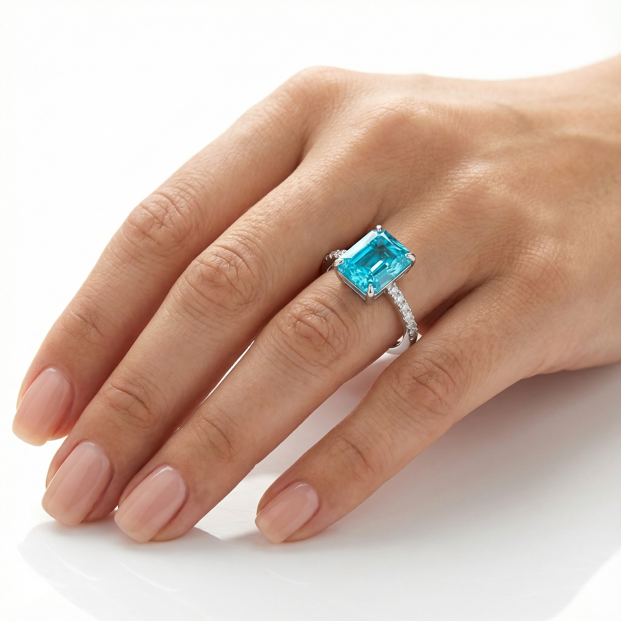 Aquamarine Ring