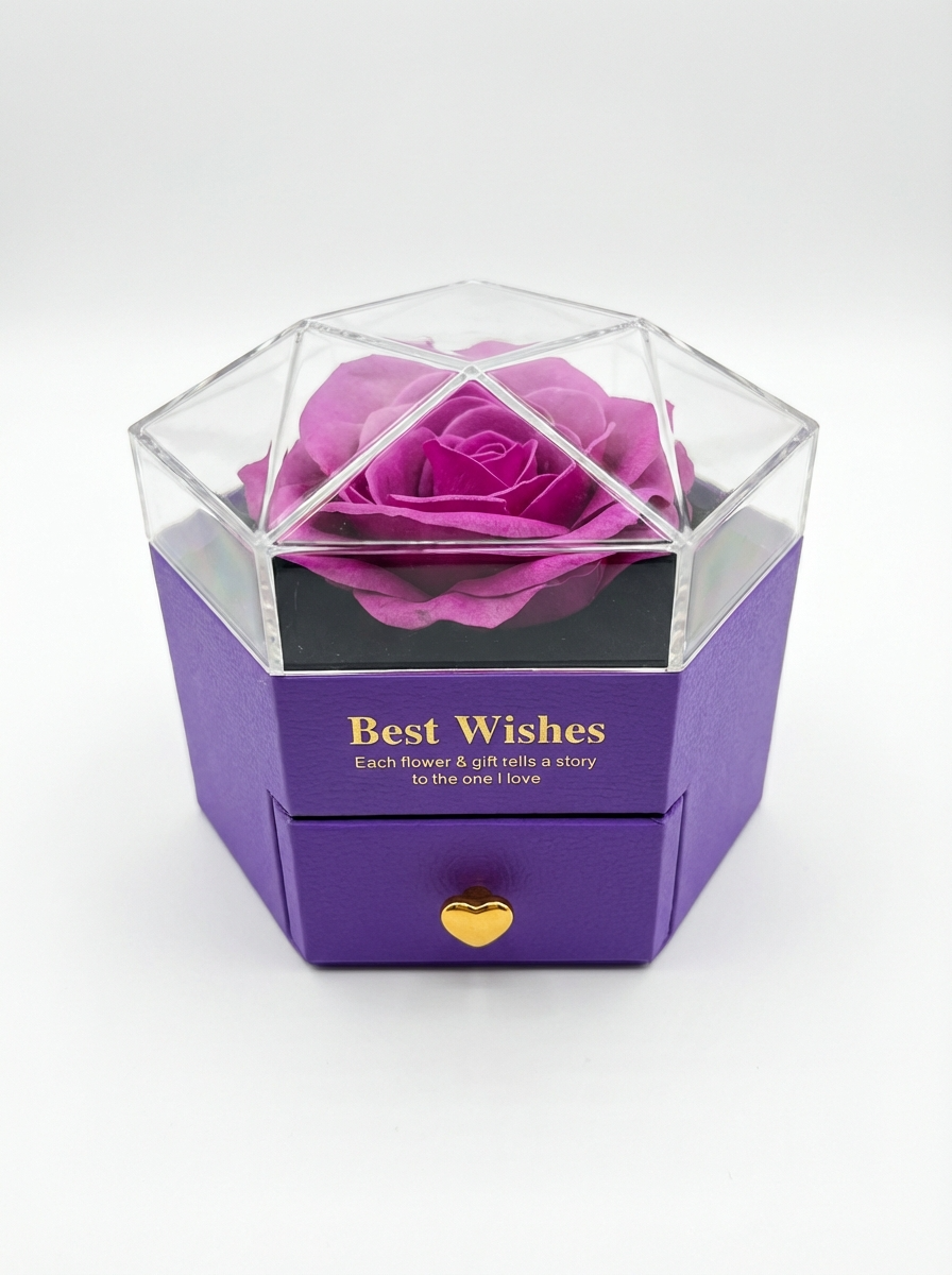 Silver Stoore Rose box
