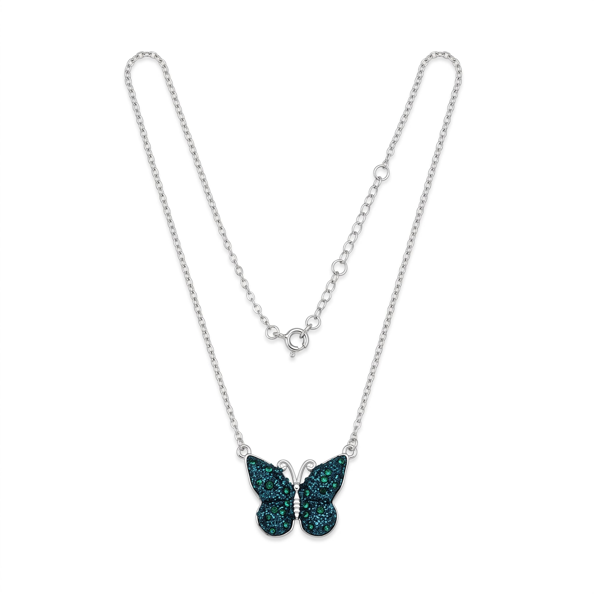 Blue butterfly Necklace