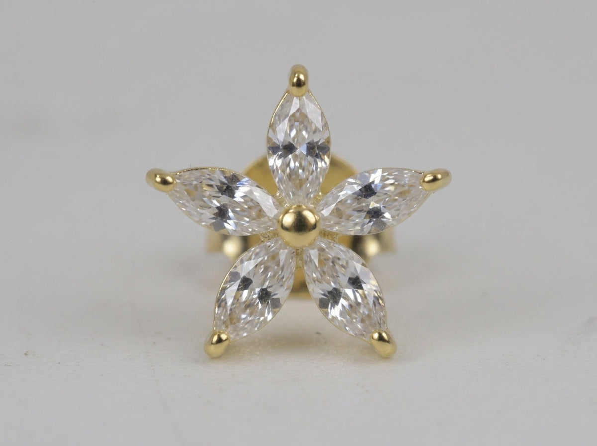 The Floral Marquise Earrings
