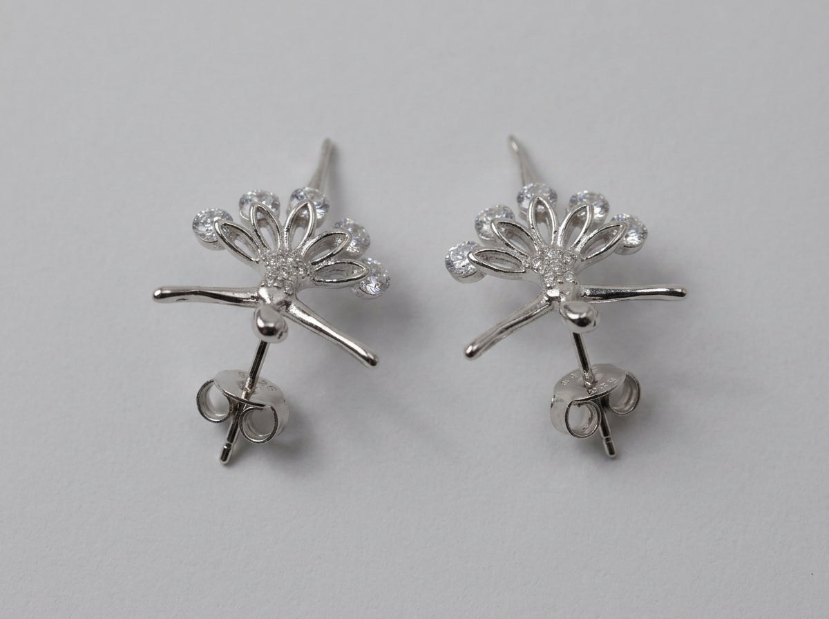  Ballerina Silver Earrings
