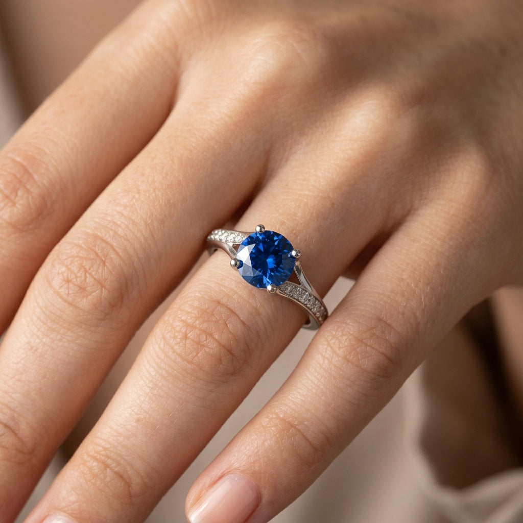 glamorous-circle-stone-silver-ring_03_Model-Closeup