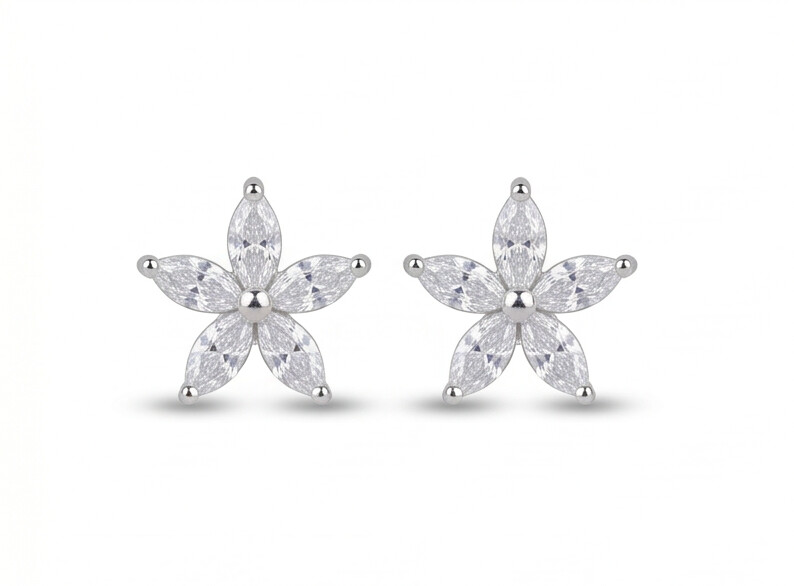 The Floral Marquise Earrings
