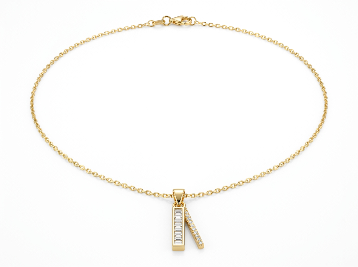 Minimalist Golden Dual Bar Necklace