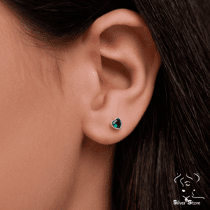 Blue Sapphire Earrings