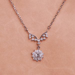 Deer Charm Zircon Necklace
