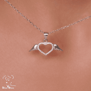 Winged heart Necklace