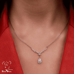 Marquise Silver Necklace